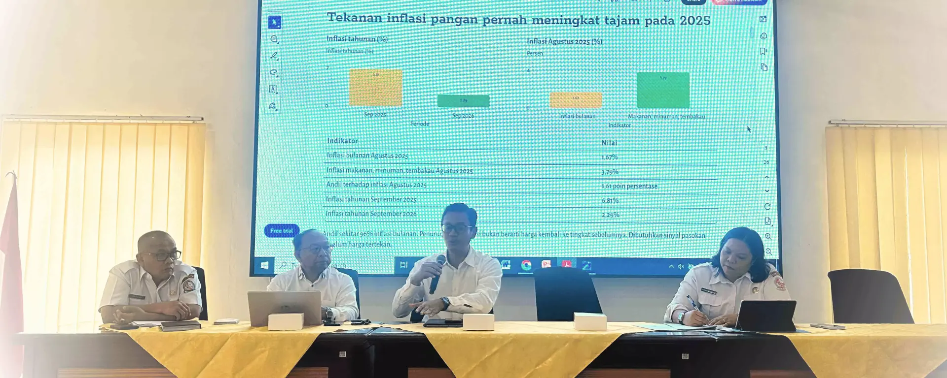 FP USU Dean Presents Data-Driven Strategies for Food Inflation Control in Deli Serdang Study